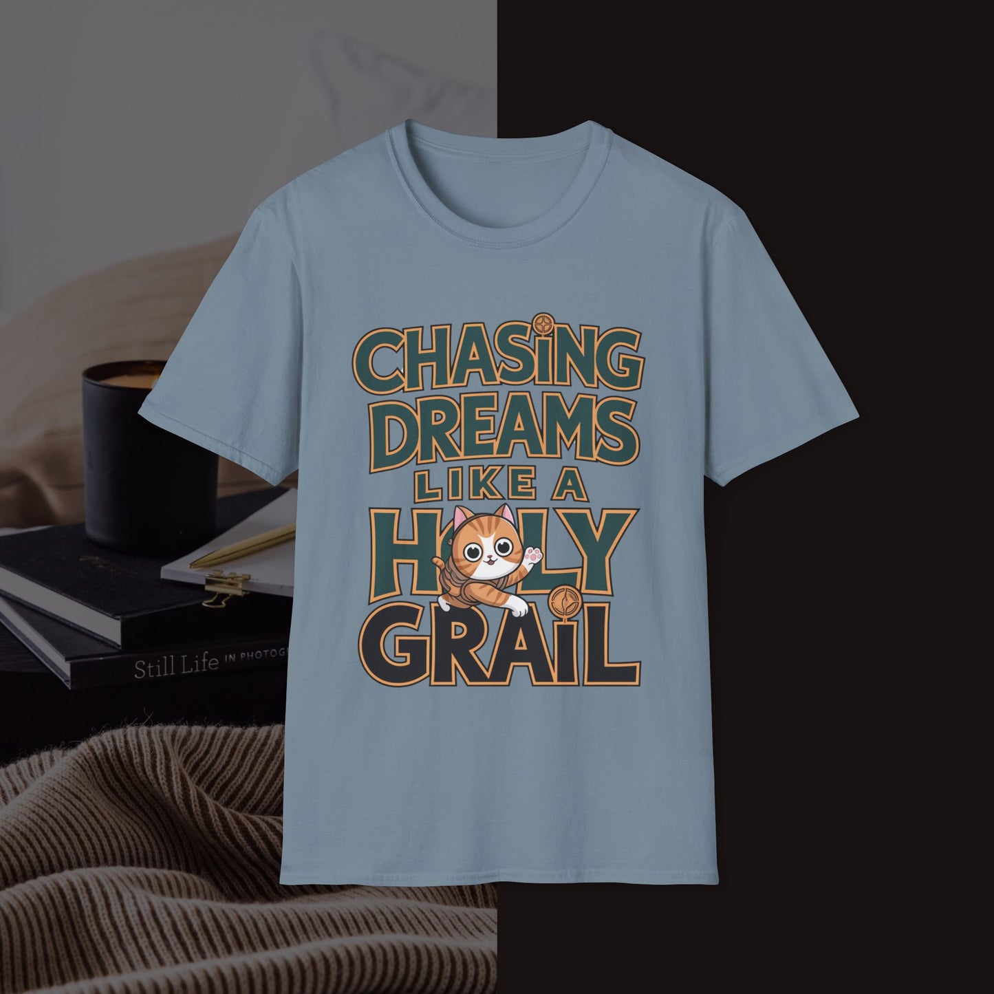 Chasing Peace Like A Holy Grail Unisex Softstyle T-Shirts