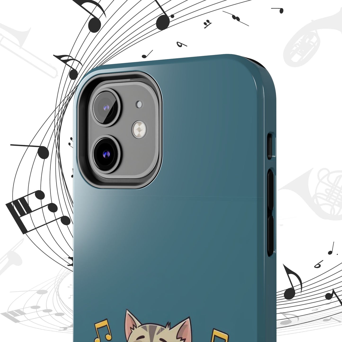 Tuneful Treasures Wireless Charging Support Tough Case.
