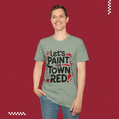 Let Paint Town Red Idiom Cotton T-Shirt