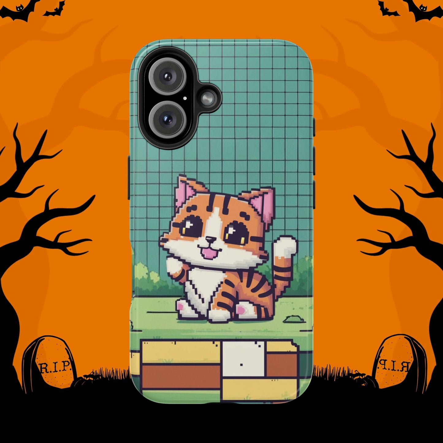 Meowmarabilia Wireless Charging Support Tough Case.