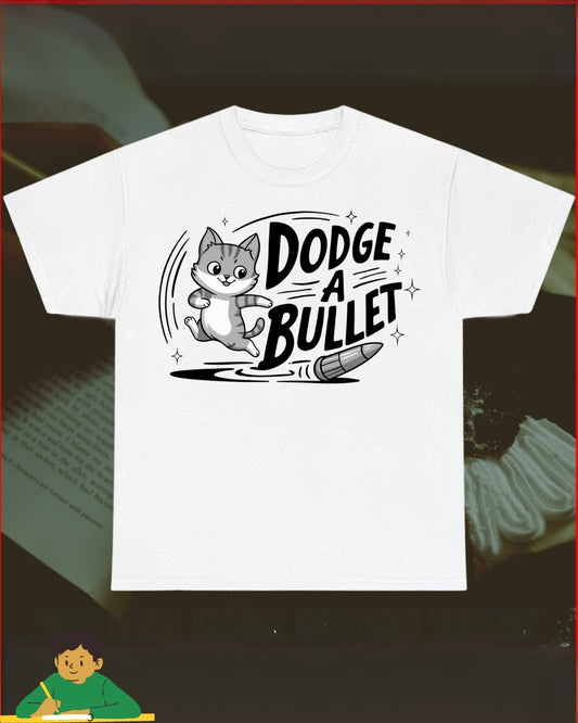 Dodge A Bullet Idiom Cotton T-Shirt