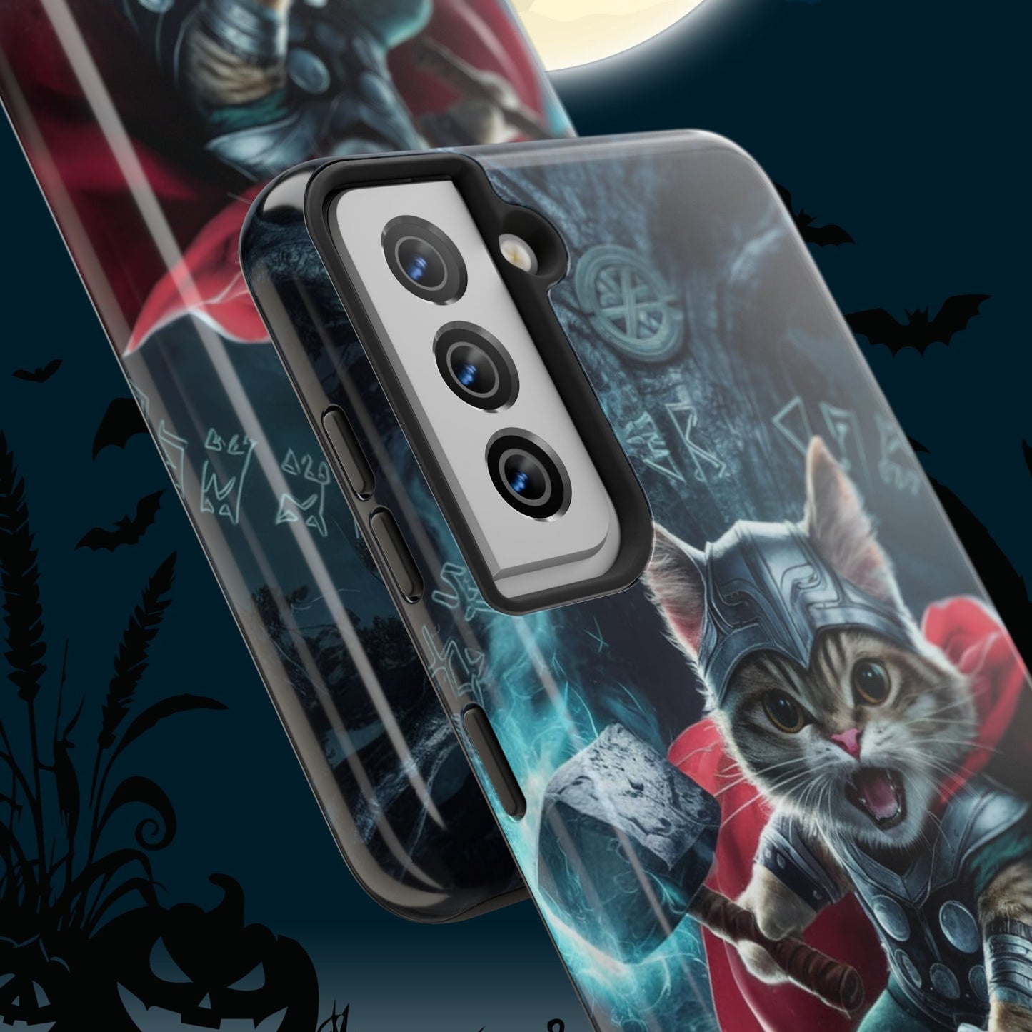 Meow Mjolnir Wireless Charging Support Tough Case