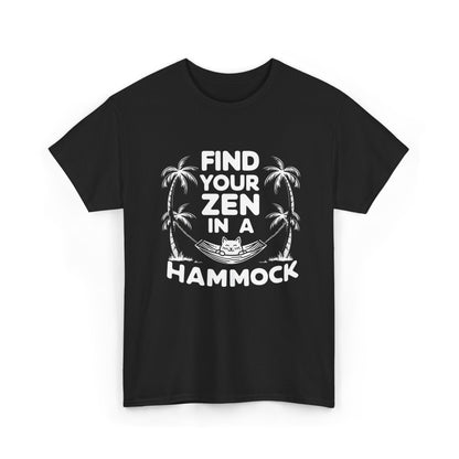 Find Your Zen In A Hammock Cotton tee