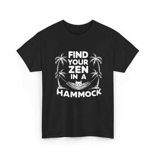 Find Your Zen In A Hammock Cotton tee