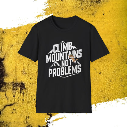Climb Mountain Cotton Men T-Shirt