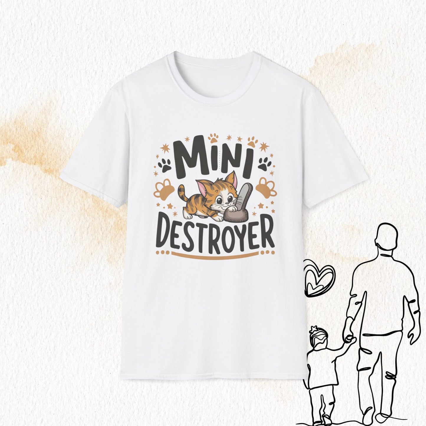 Mini Destroyer Cotton Men T-Shirt