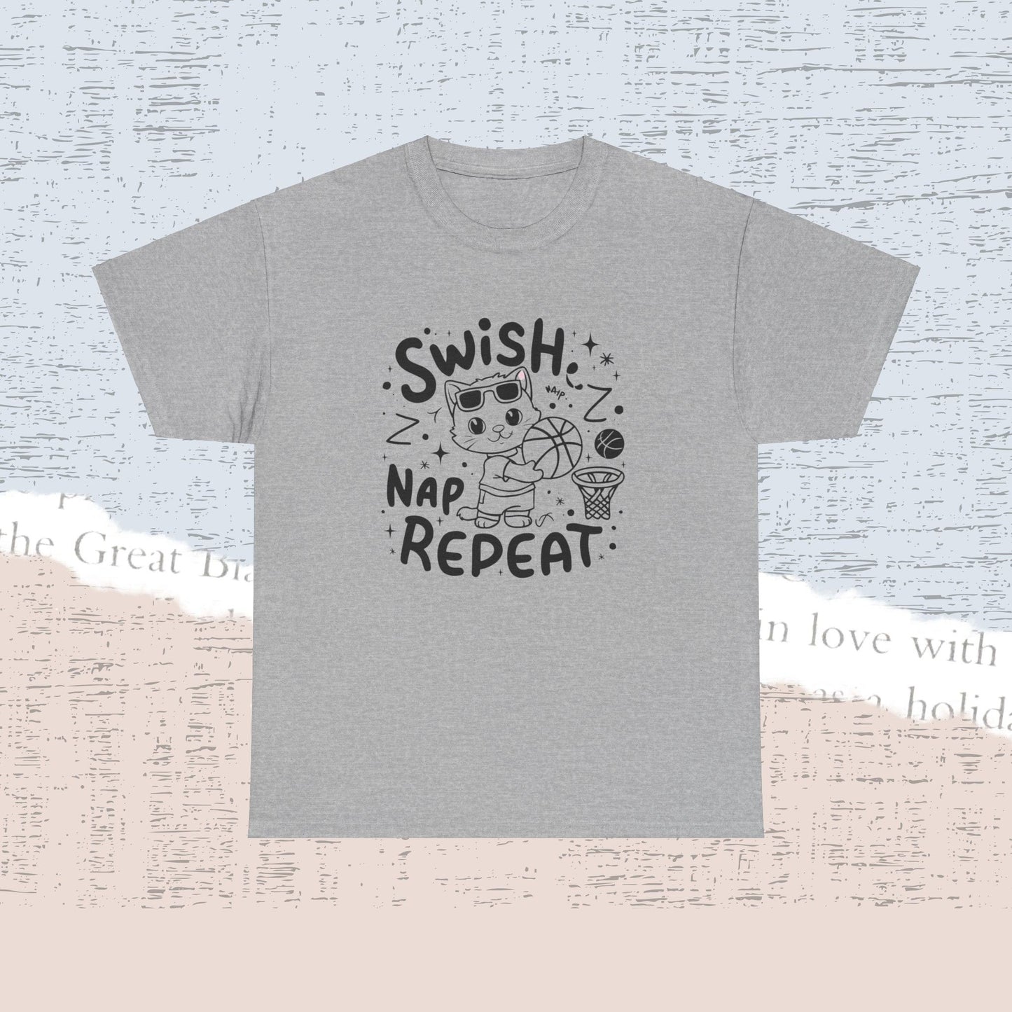 Swish Nap Repeat Cotton Tshirt