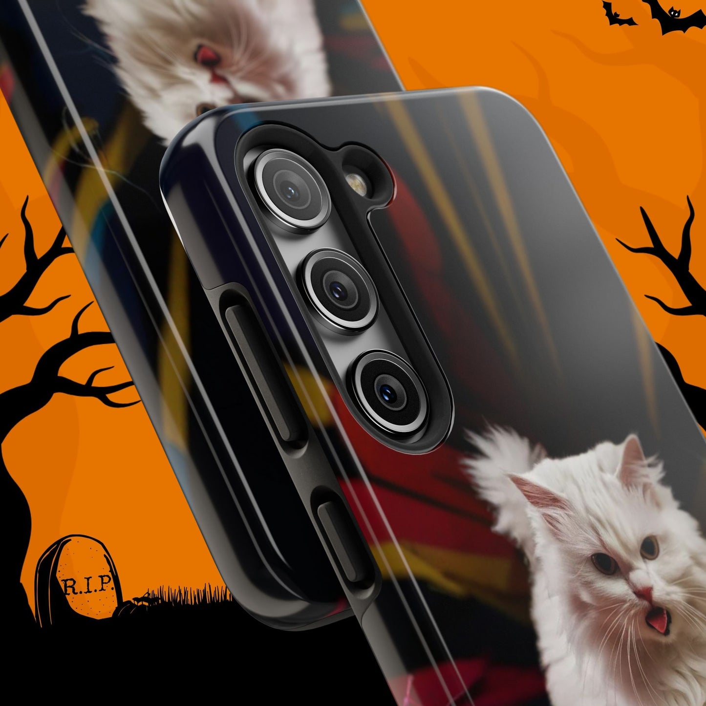 Alley-Oop Meow Wireless Charging Support Tough Case.