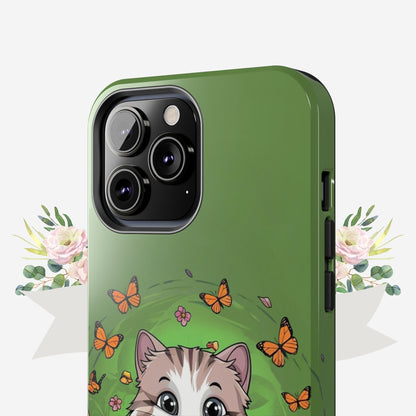 Green Mewsic Wireless Charging Support Tough Case
