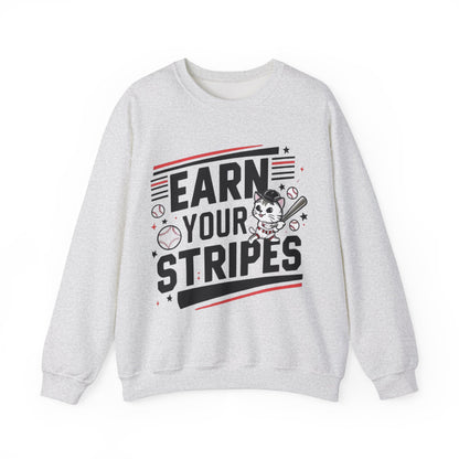 Earn Your Stripe Ultra Cotton Crewneck Sweatshirt