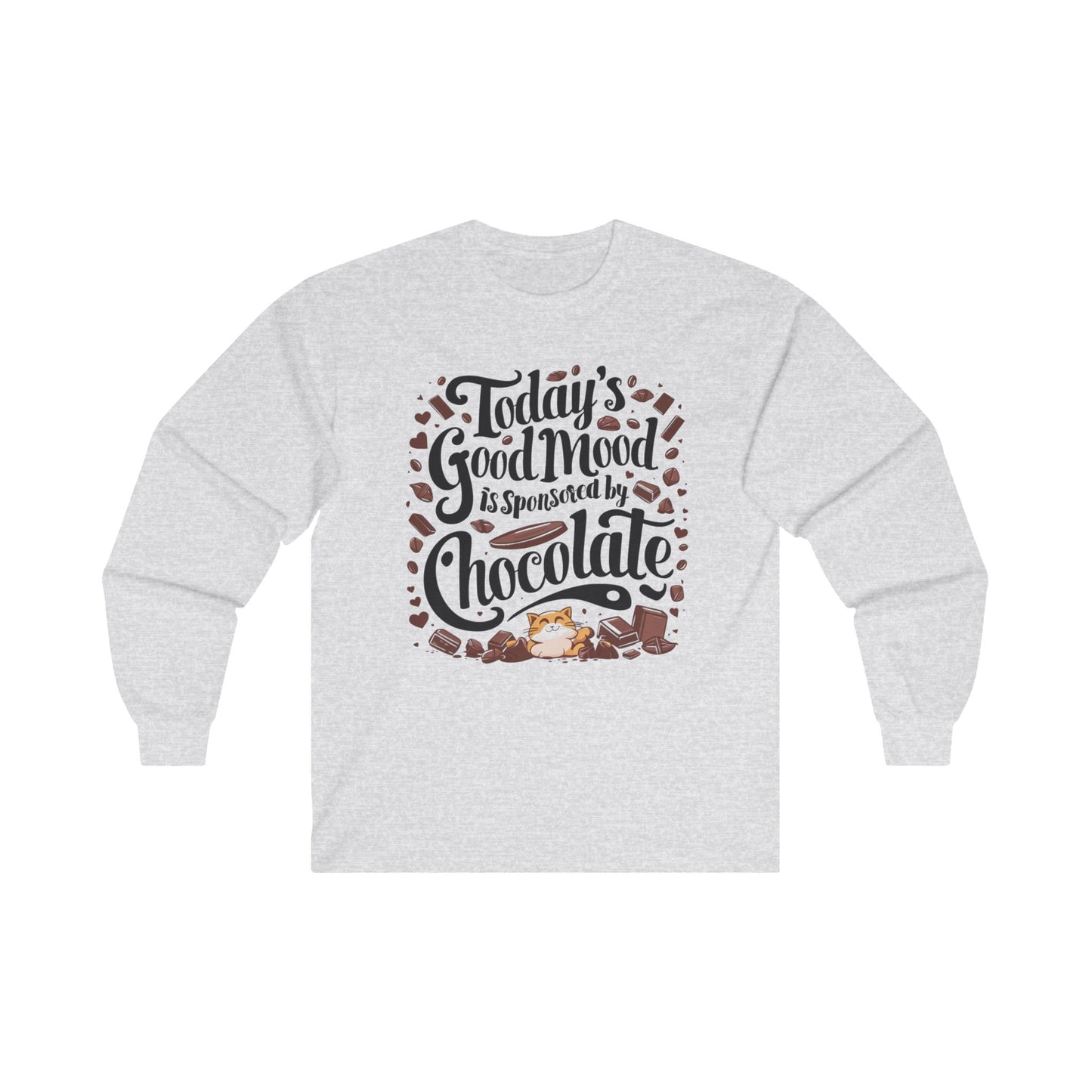 Today Good Mood Cotton Long Sleeve Tshirt