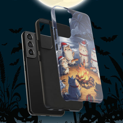 Meowmas Magic Wireless Charging Support Tough Case
