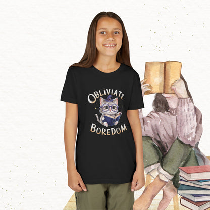 Obliviate Boredom Youth Heavy Cotton T-Shirt