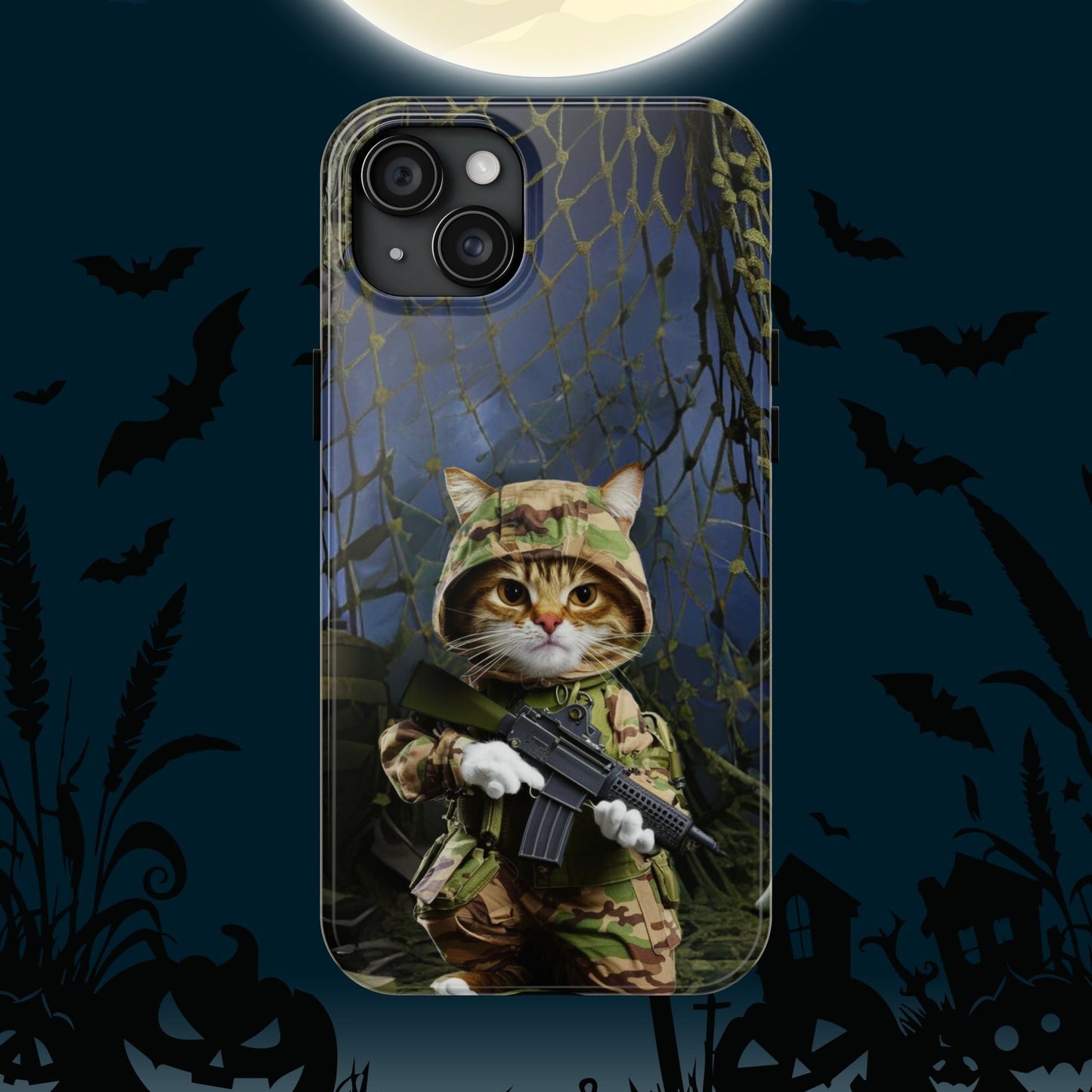 Meowter Armor Wireless Charging Support Tough Case