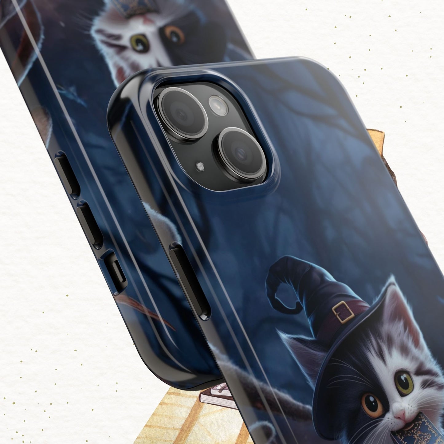 Chrono Catnap Wireless Charging Support Tough Case