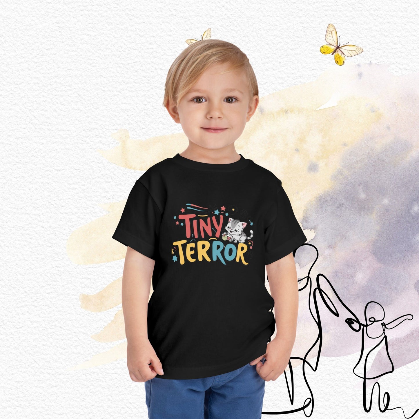 Tinny Terror Toddler Cotton T-Shirts