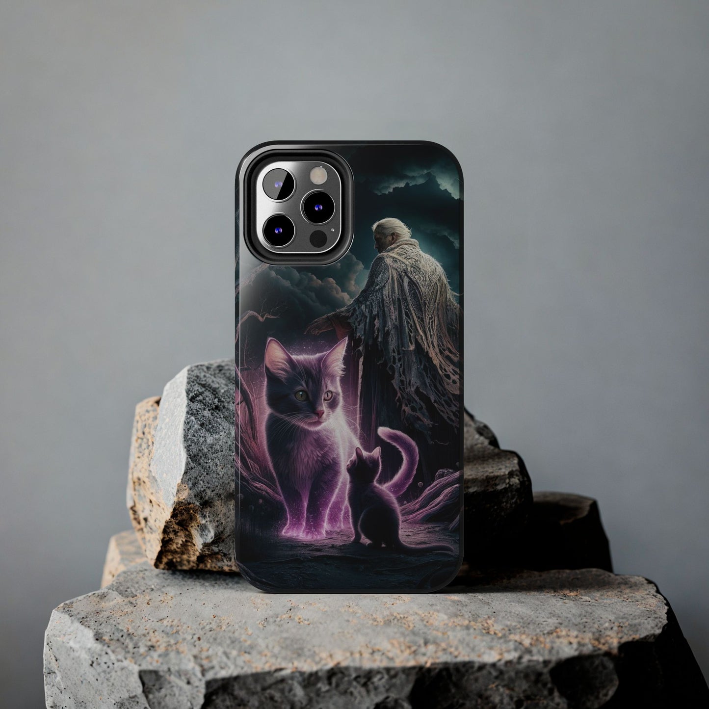 Meowmoirs Wireless Charging Support Tough Case