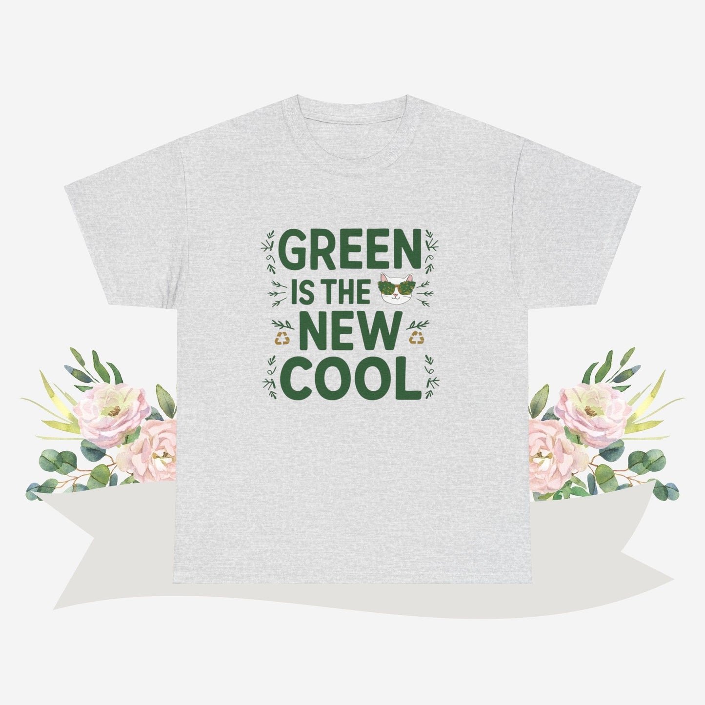Green Is The New Cool Cotton Tshirt