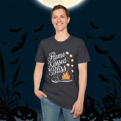 Flame Kiss Bliss Cotton Men Tshirt