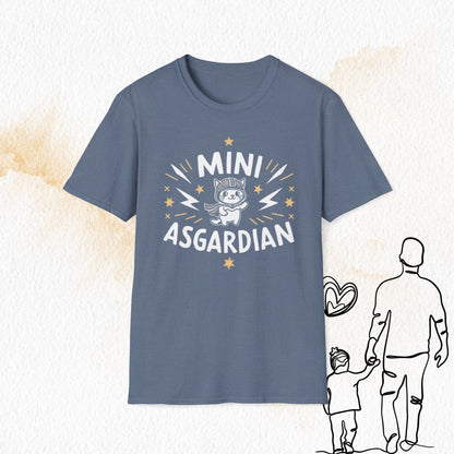 Mini Asgardian Cotton Crew Neck Men Tshirt