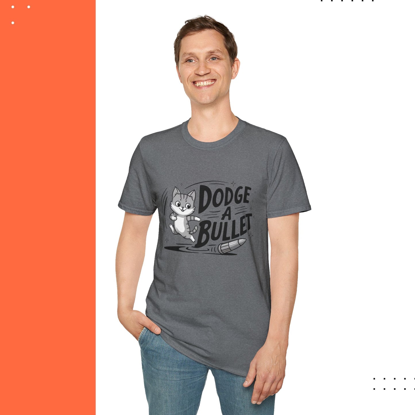 Dodge A Bullet Idiom Cotton T-Shirt