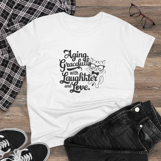 Aging Gracefully Women Graphic Tshirts