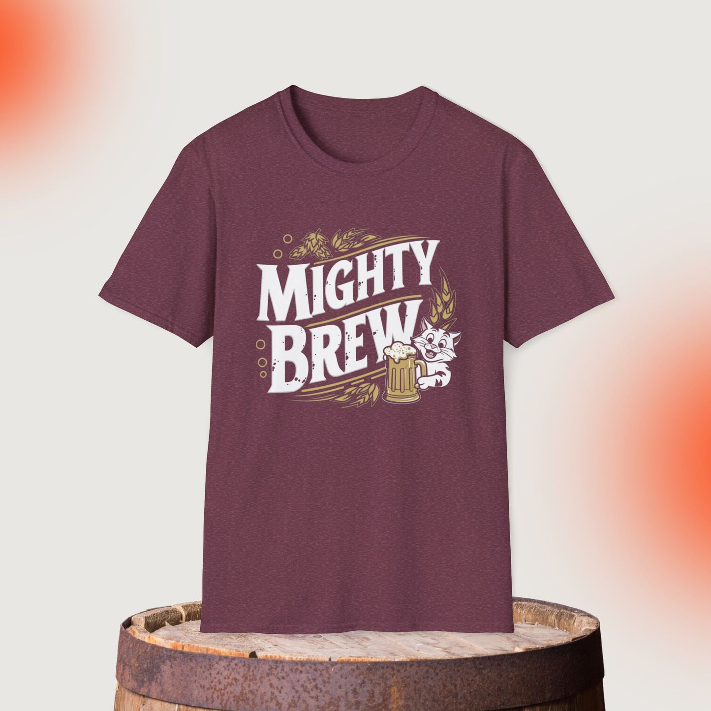 Mighty Brew Cotton Crew Neck Tshirt