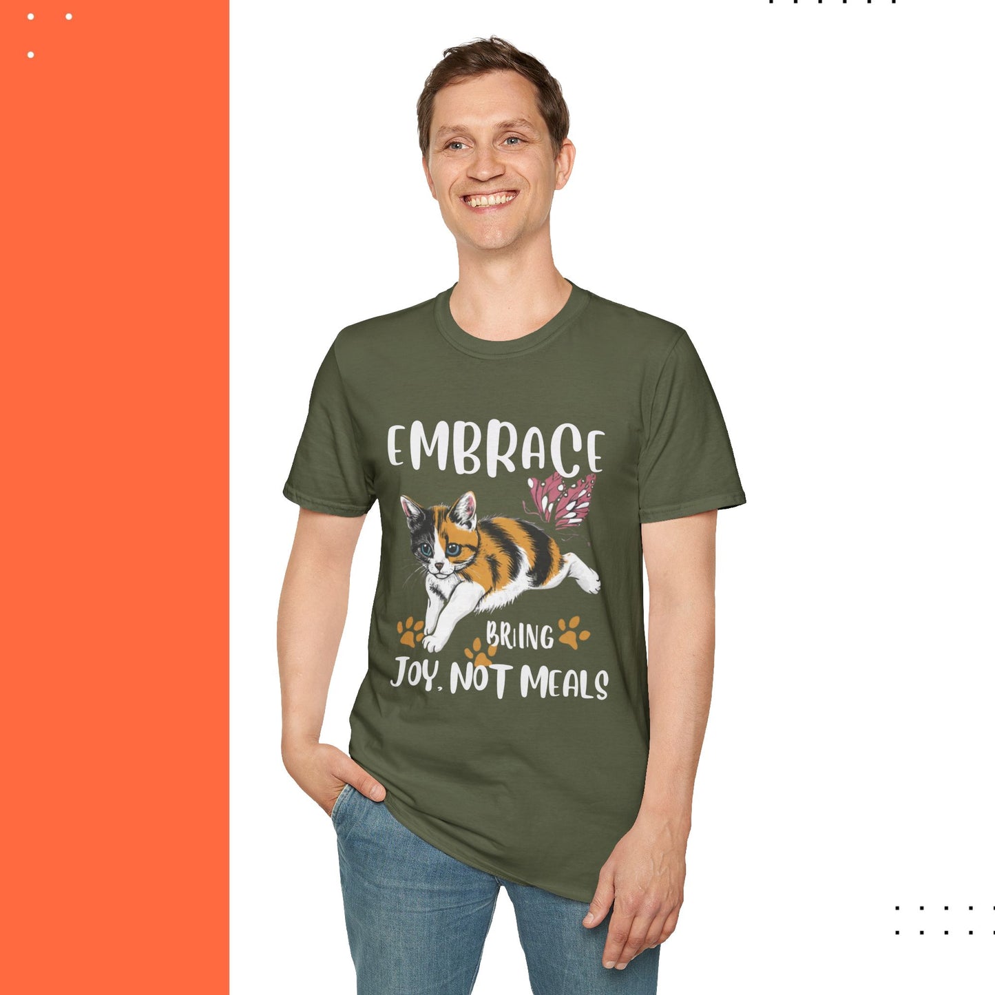 Embark Bring Joy Not Food Cotton Men Tshirt