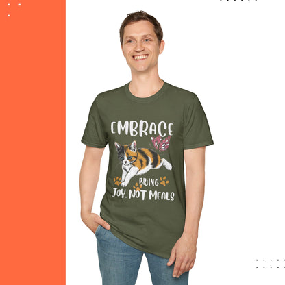 Embark Bring Joy Not Food Cotton Men Tshirt
