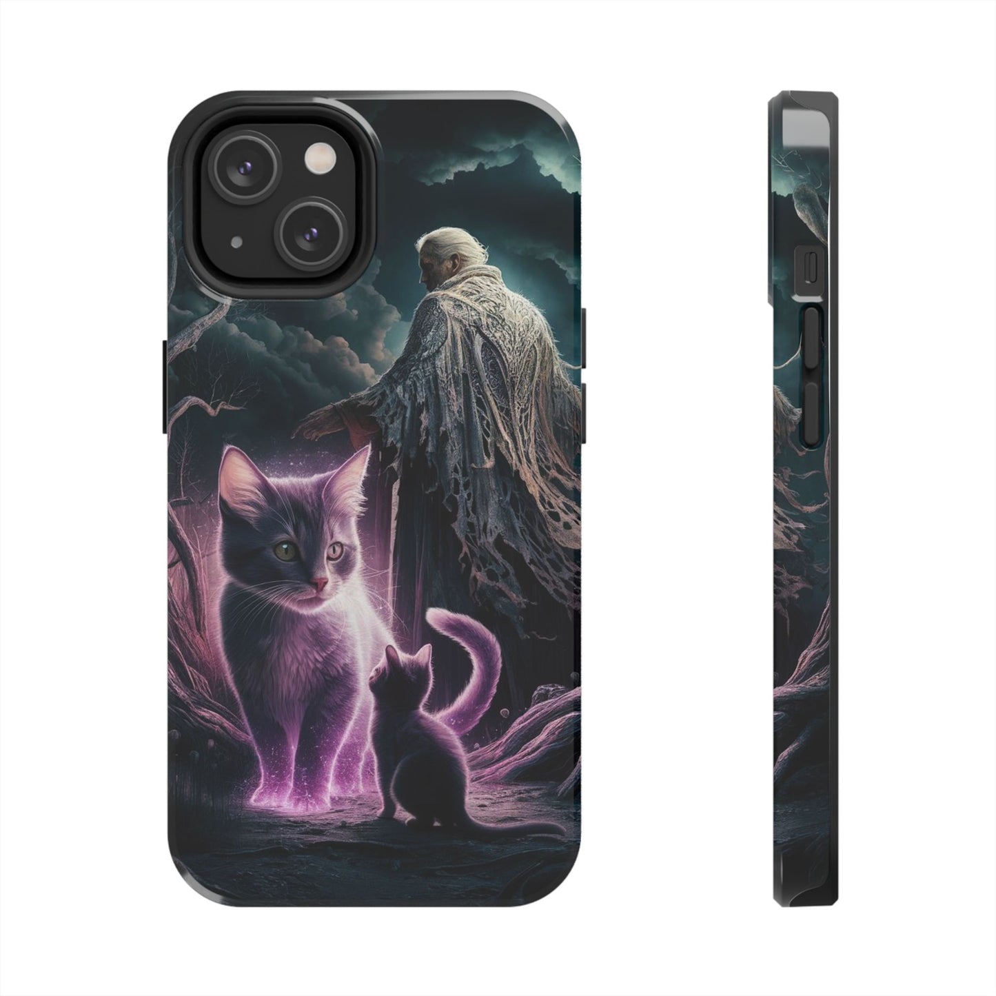 Meowmoirs Wireless Charging Support Tough Case