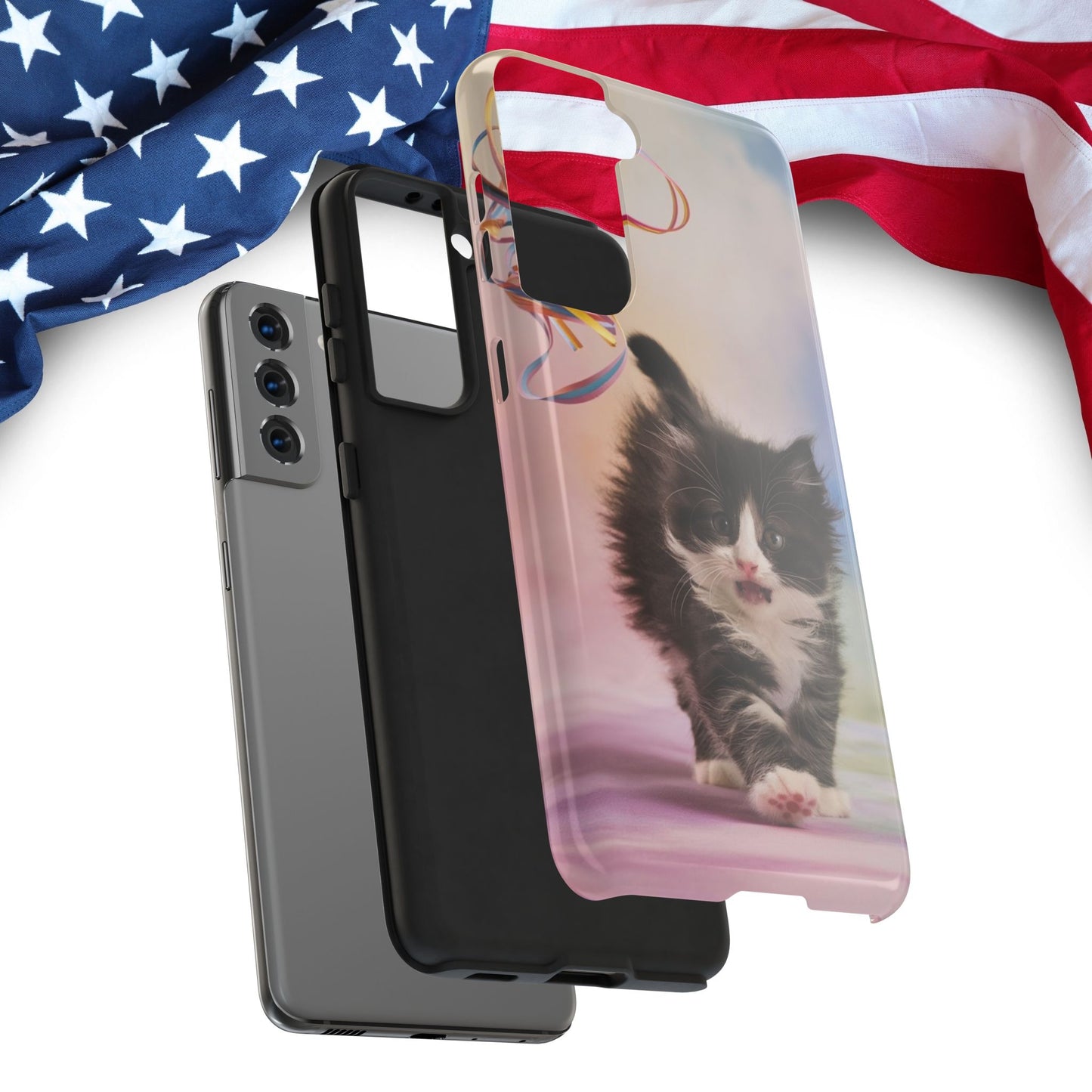 Meowjesty Wireless Charging Support Tough Case