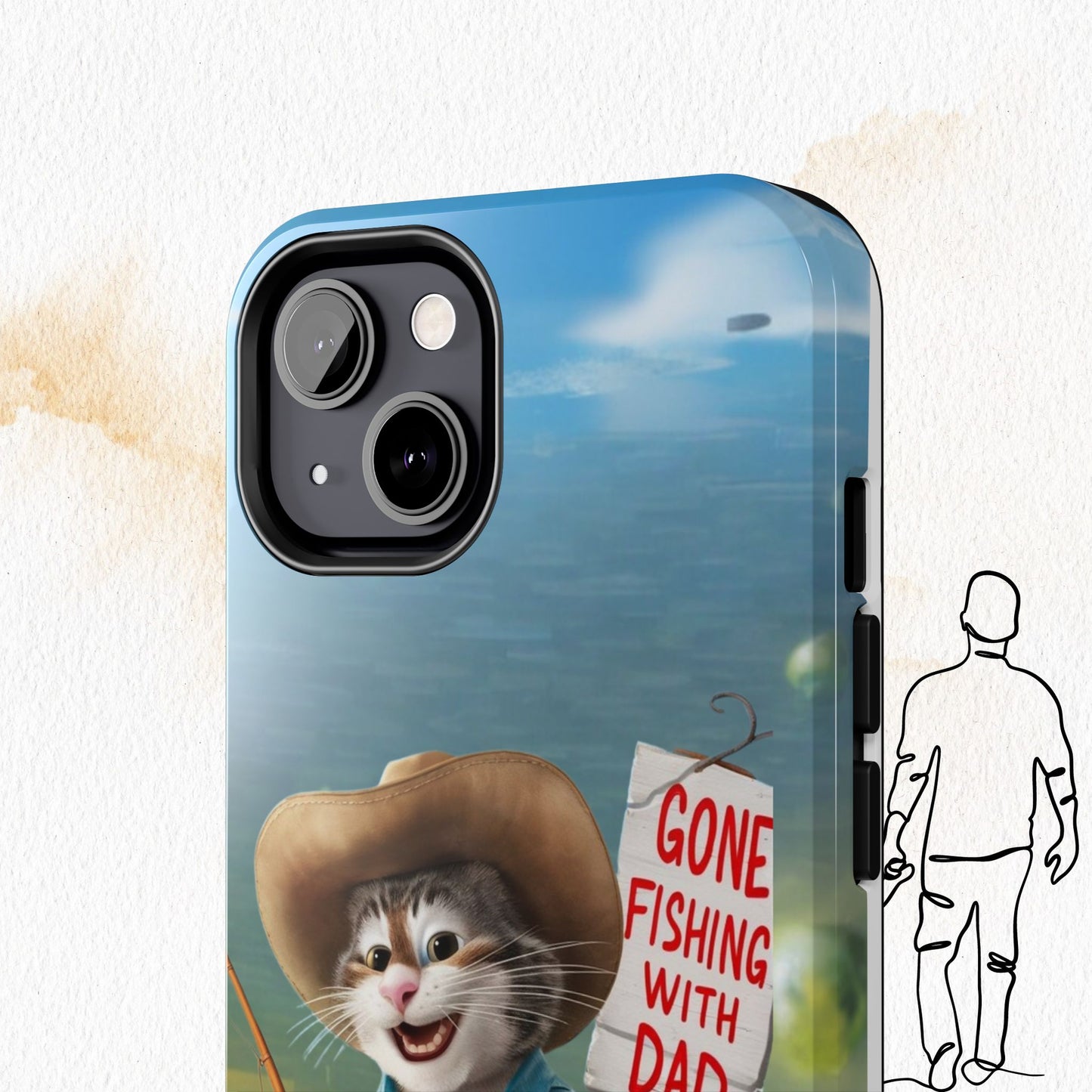 Dadcat Defender Wireless Charging Support Tough Case