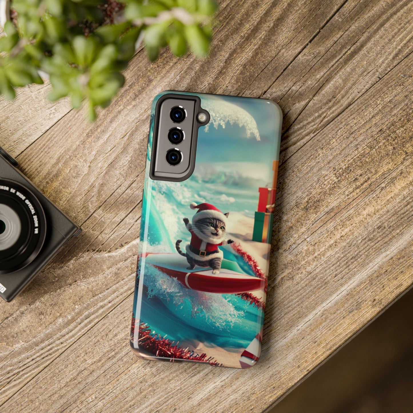 Meow Magic Wireless Charging Support Tough Case.