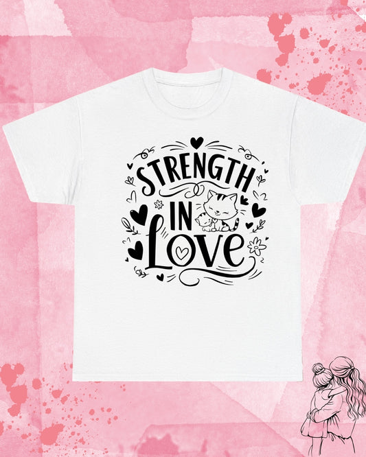 Strength In Love Cotton T-Shirt