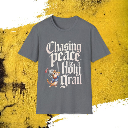 Chasing Peace Like Holy Grail Cotton Tee