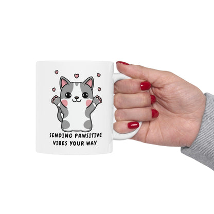 Billien Sunshine Sips Printify 11oz Coffee Mugs Holiday Picks Home & Living Kitchen Mugs Sublimation Valentine's Day Valentine's Day Picks White base