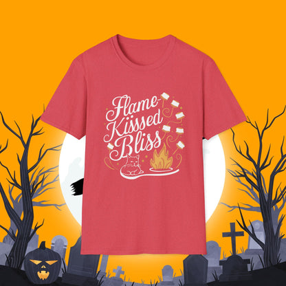 Flame Kiss Bliss Cotton Men Tshirt