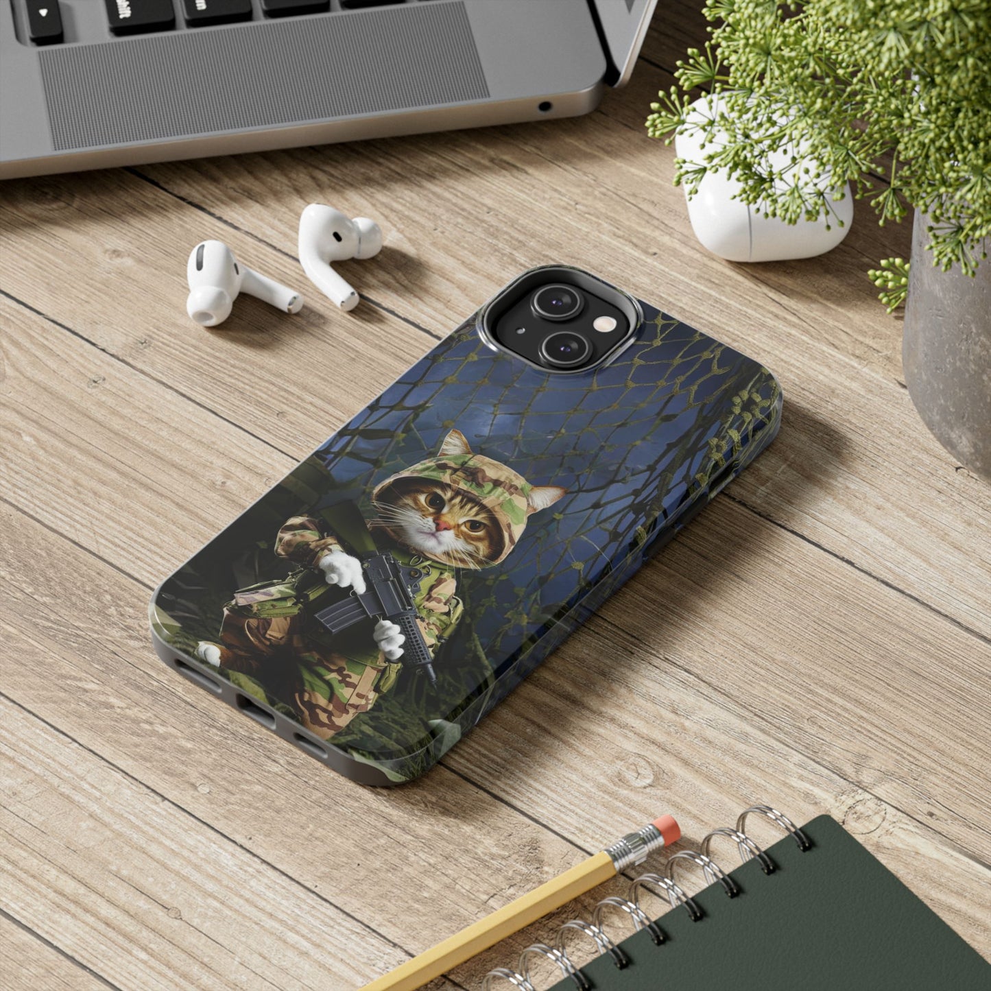 Meowter Armor Wireless Charging Support Tough Case