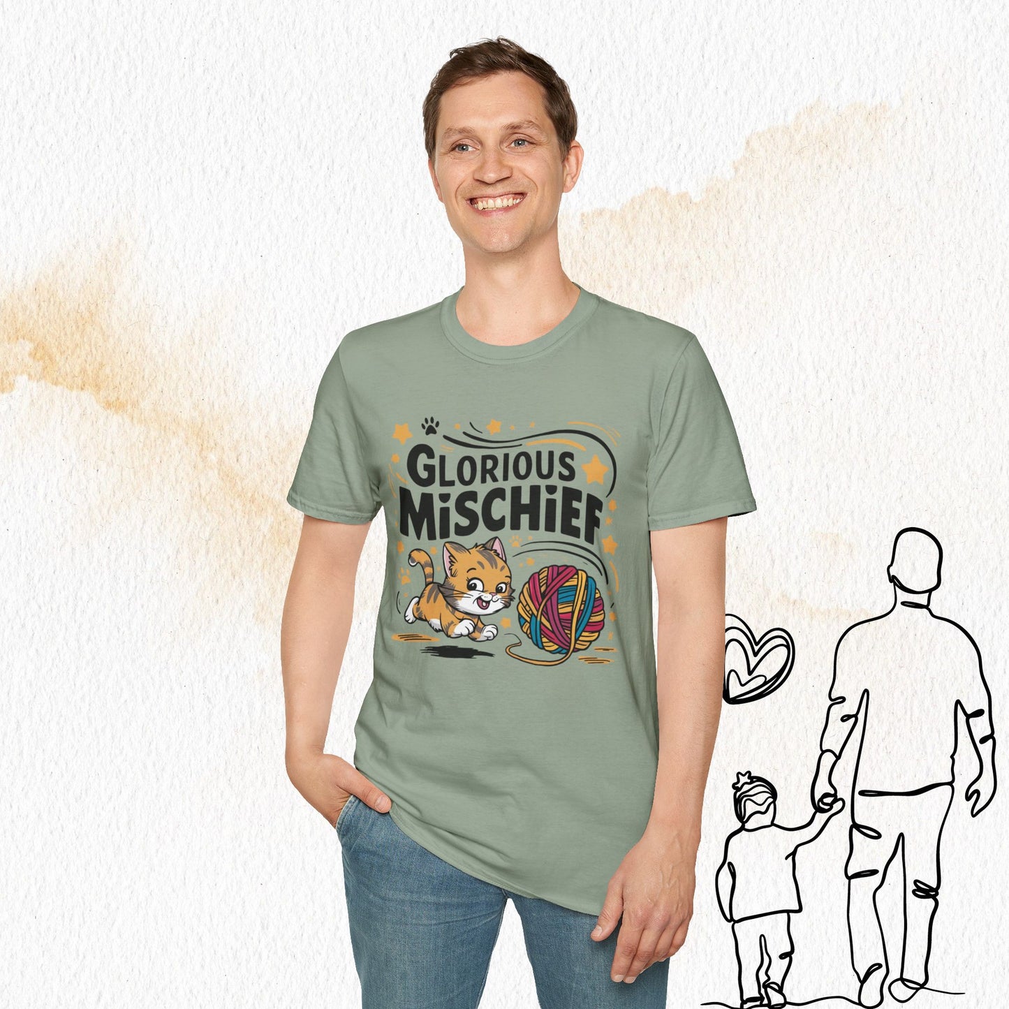 Glorious Mischief Cotton Men T-Shirt