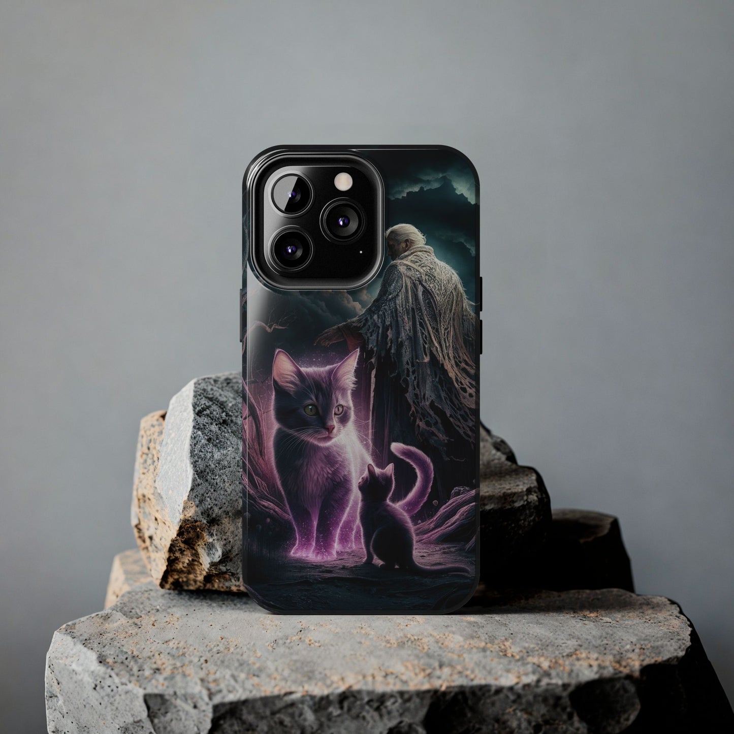 Meowmoirs Wireless Charging Support Tough Case
