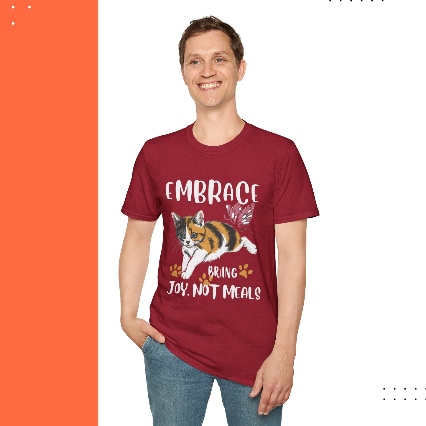 Embark Bring Joy Not Food Cotton Men Tshirt