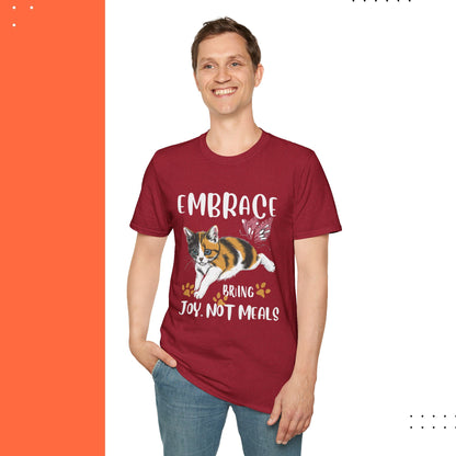 Embark Bring Joy Not Food Cotton Men Tshirt