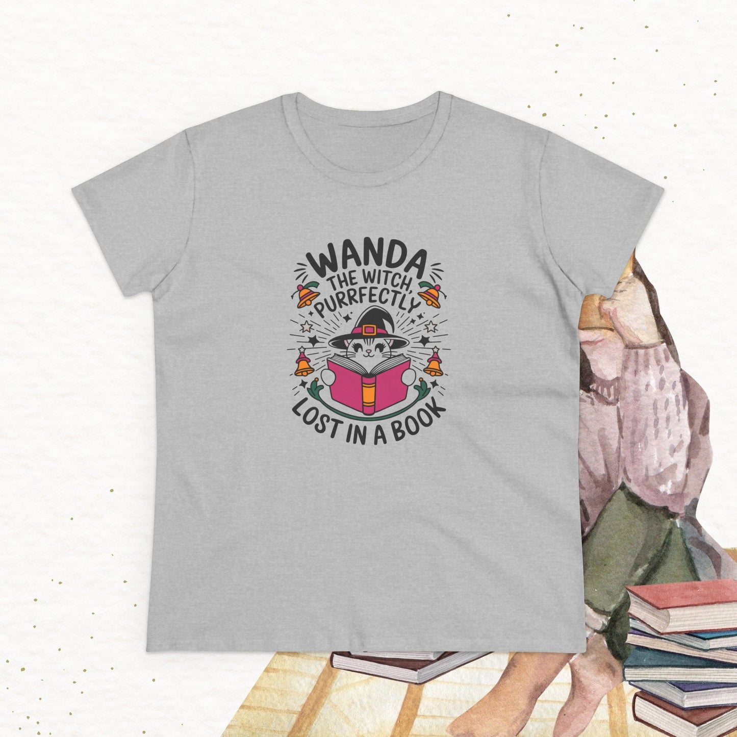 Wizard's Wand Women Cotton Tshirt