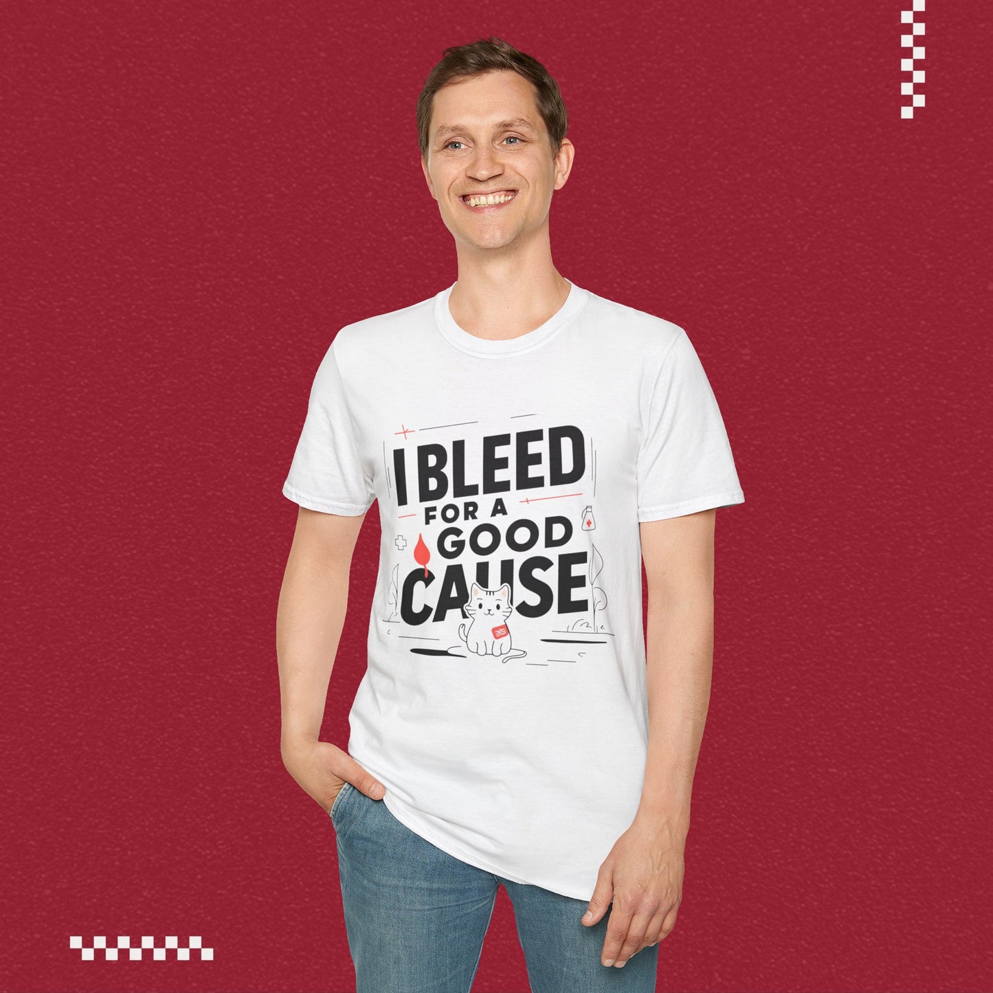 I Bleed For Good Cause Cotton T-Shirt