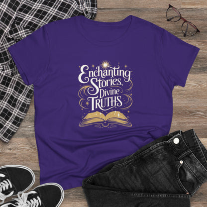 Spiritual Saga Women Cotton Tshirt