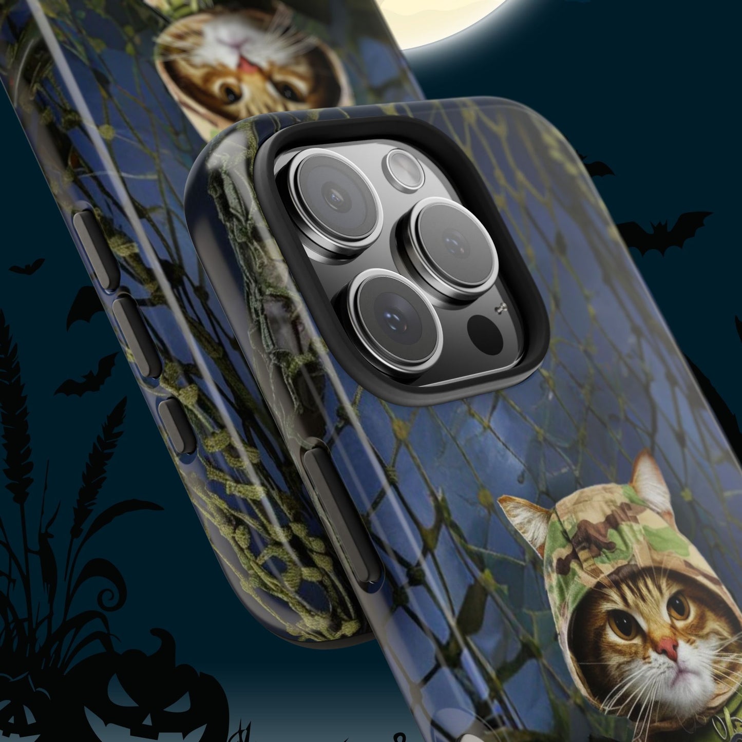 Meowter Armor Wireless Charging Support Tough Case