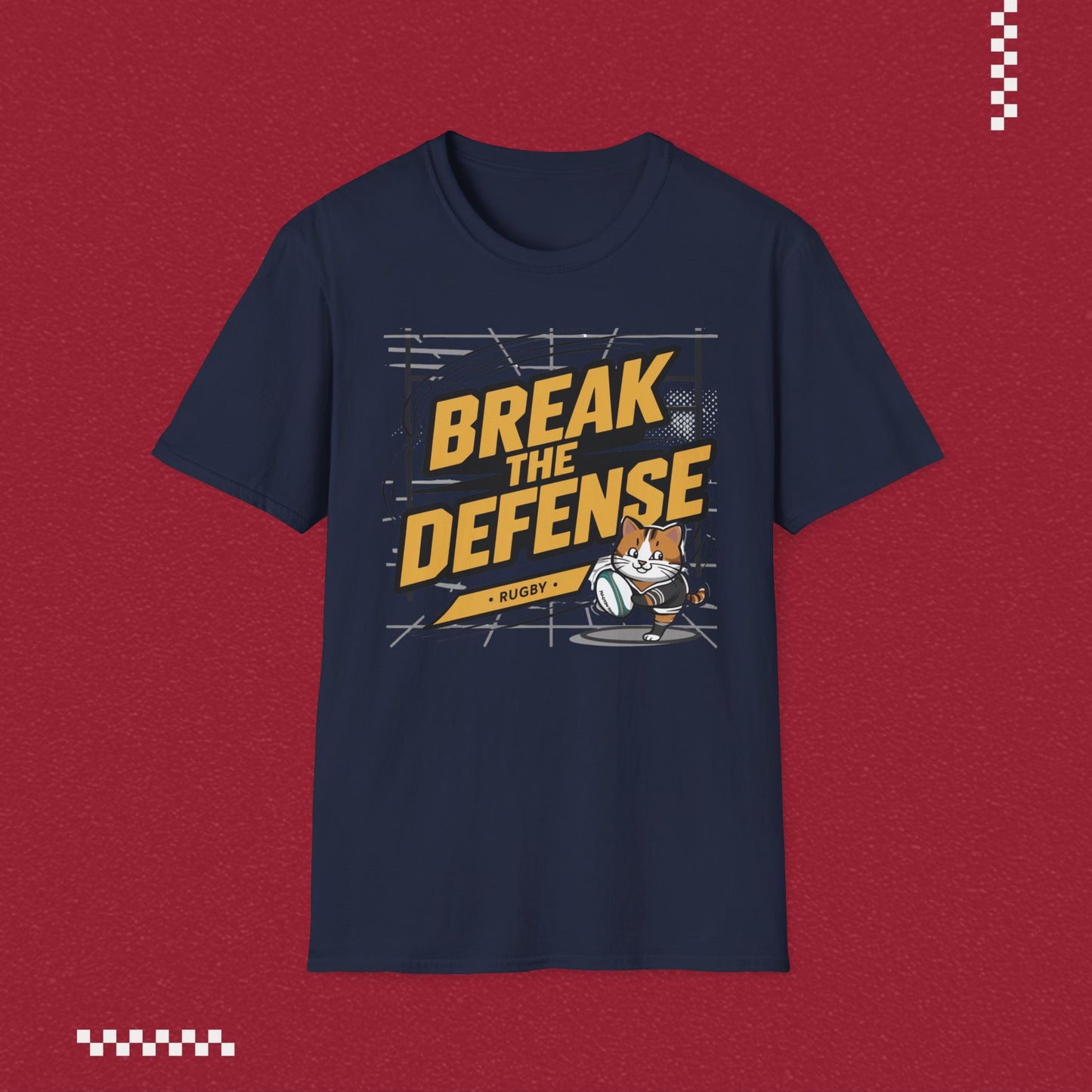 Break The Defence Crew Neck Cotton Men Tshirt