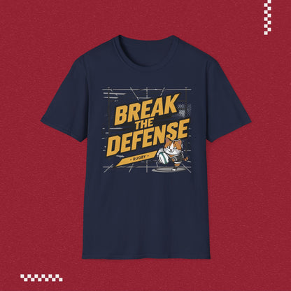 Break The Defence Crew Neck Cotton Men Tshirt