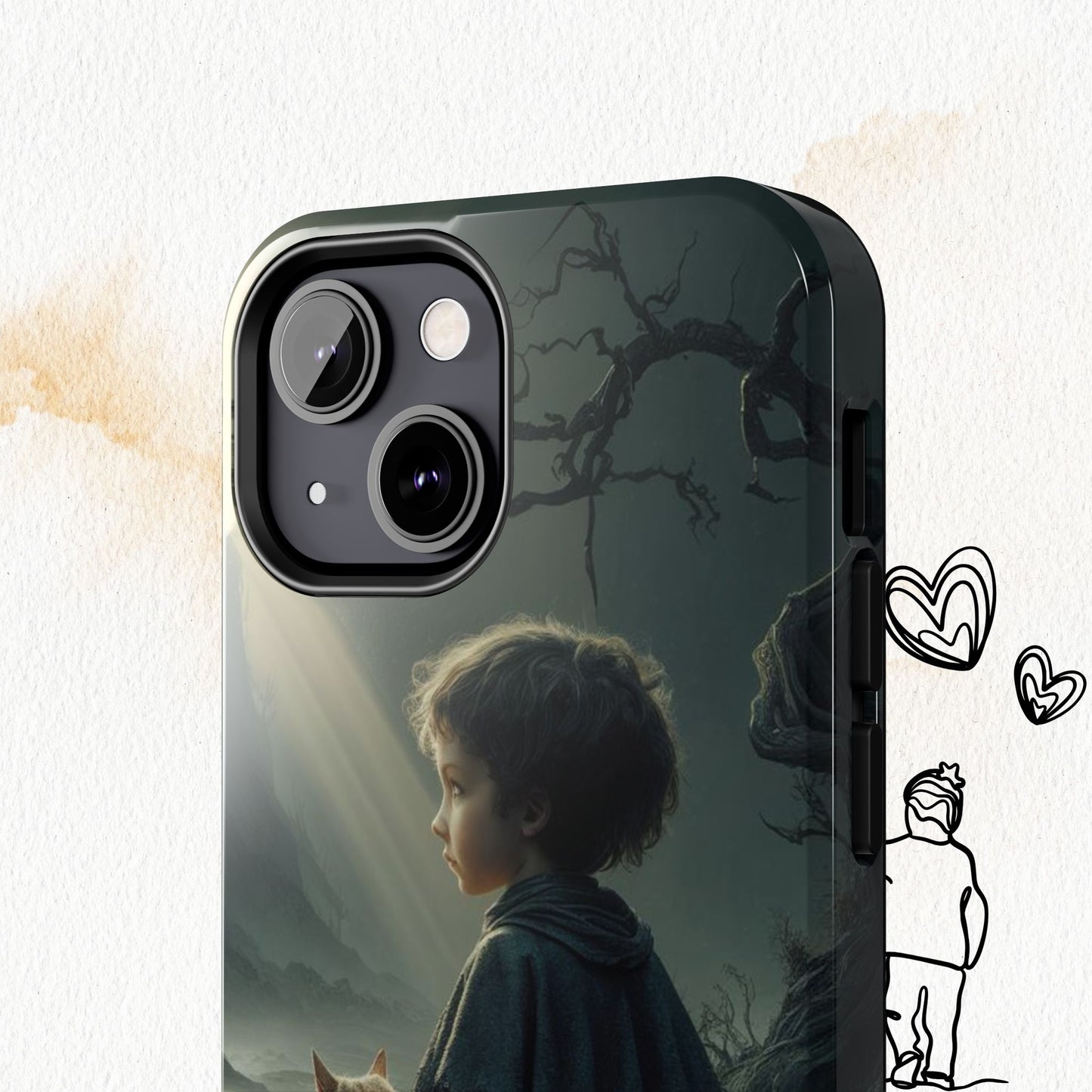 Meowtime Mate Wireless Charging Support Tough Case.