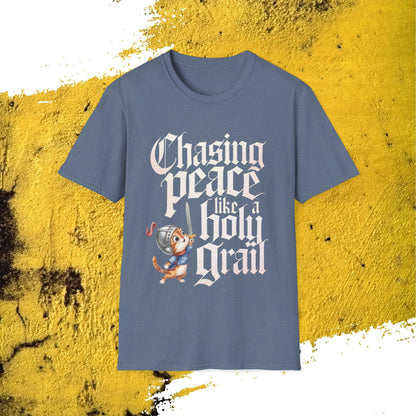 Chasing Peace Like Holy Grail Cotton Tee